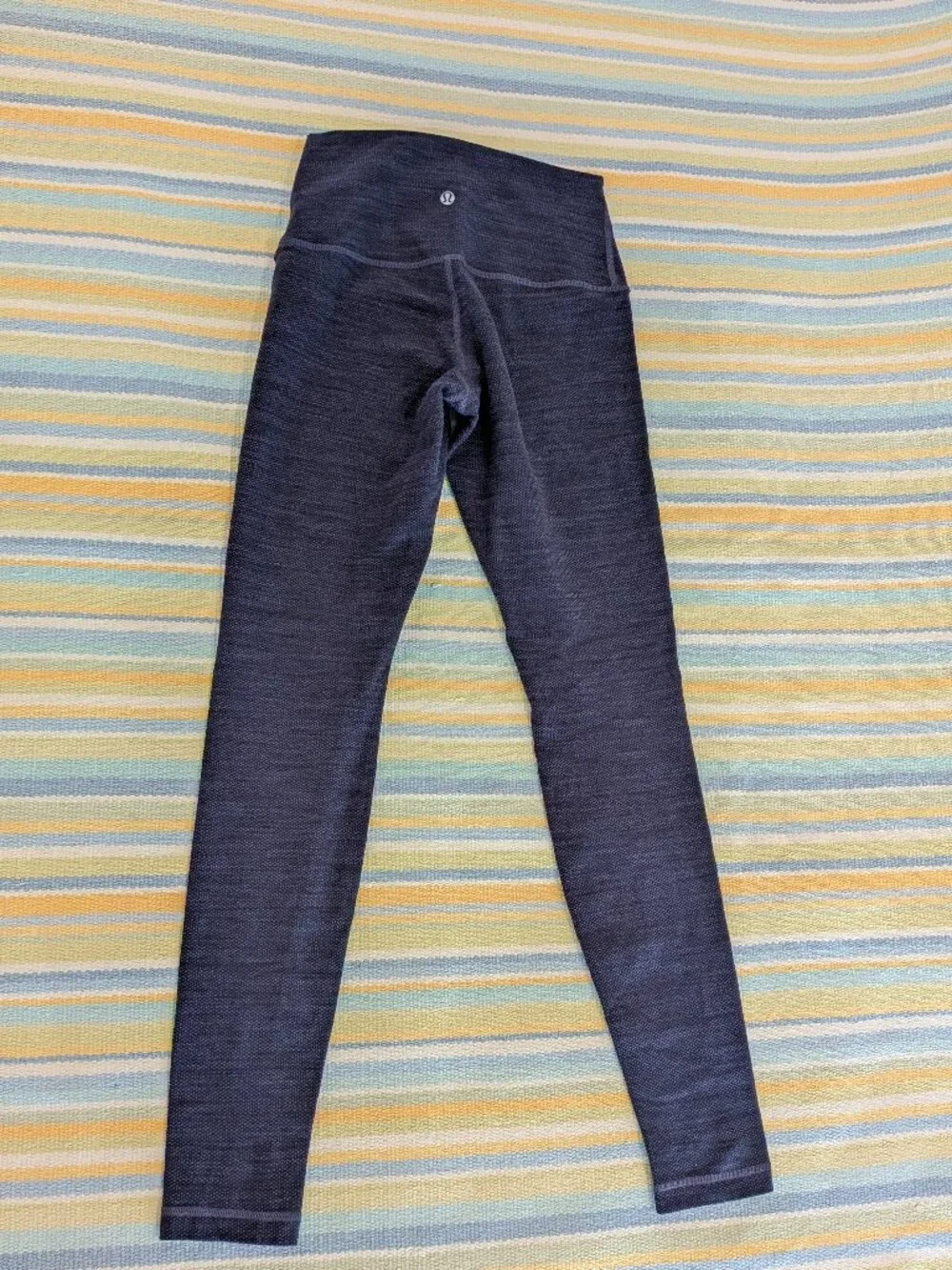 ⭐ Lululemon Wunder Under Leggings (Roll Down) - Space Dye - Size 4/6